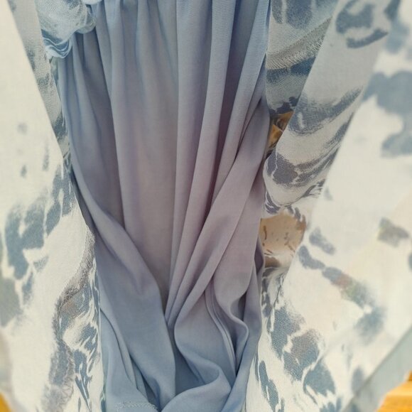 BEAUTIFUL Shibori tie dye Summer Dress Woman's Size 14 Jolie BNWT - Picture 7 of 7